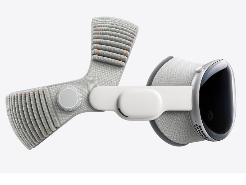 頭頂部と後頭部をカバーするデュアルニットバンドを装備した