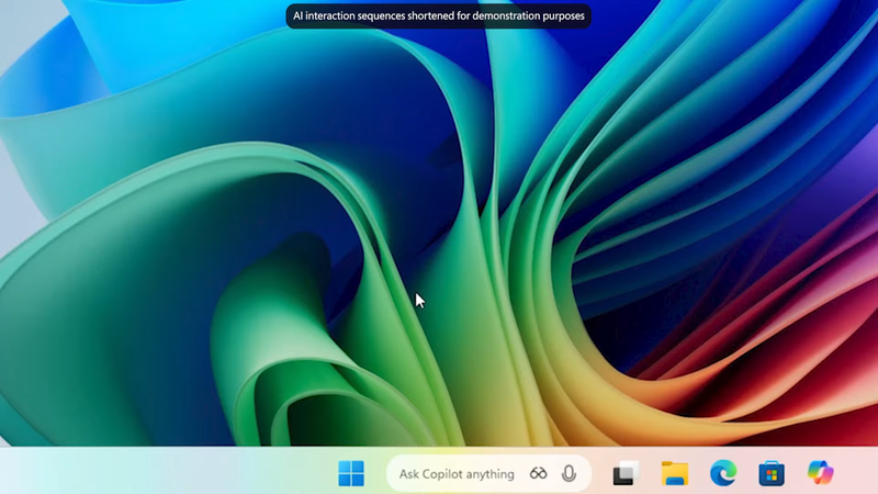 タスクバーから簡単にCopilot VisionとVoiceにアクセス