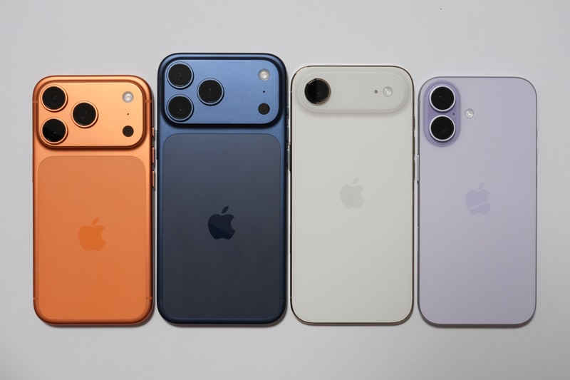 iPhone 17シリーズの直販価格は、17 Proが17万9,800円～、17 Pro Maxが19万4,800円～、Airが15万9,800円～、17が12万9,800円～