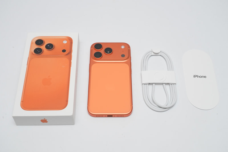 パッケージには本体、「USB-C充電ケーブル(1m)」、簡易説明書が同梱。eSIM専用モデル化に伴い、SIM取り出しピンが省略されている