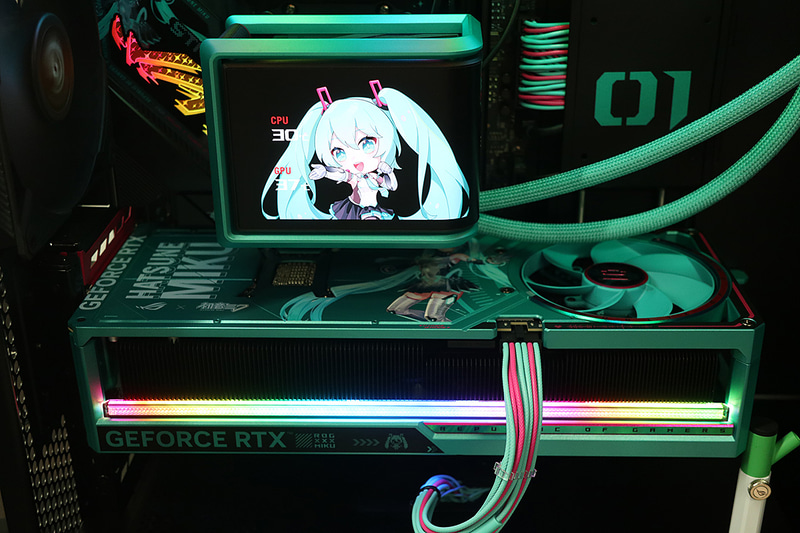 ROG RYUO IV 360 ARGB Hatsune Miku Edition実機アップ。