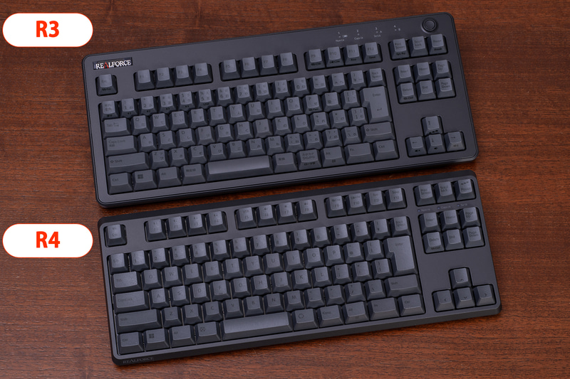 R3に比べてR4は幅が13mm、奥行きは16.5mm小さくなった