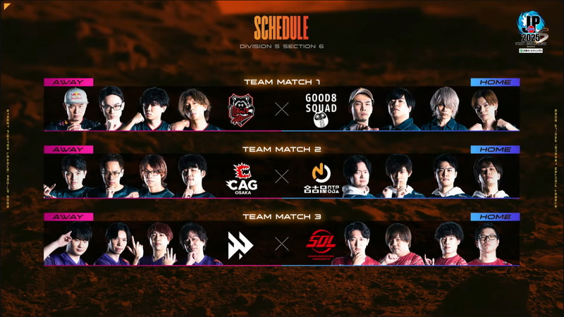 本日のS DivisionのマッチングはMATCH 1がCrazy Raccoon vs Good 8 Squad、MATCH 2がCAG OSAKA vs 名古屋NTPOJA、MATCH 3がVictrix FAV gaming vs Saishunkan SOL 熊本の3試合