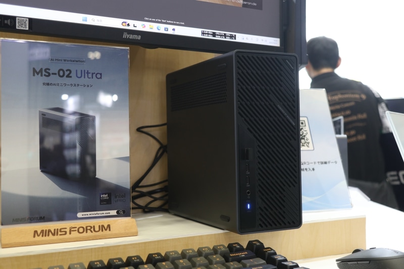 動態デモもあり、自由に触れることができる