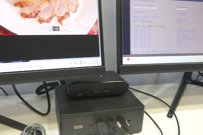 こちらはEOGの外付けユニットだが、販売当初は別売りの予定がなく、あくまでも組み込まれた状態で販売するとのこと