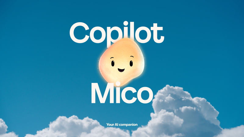 Copilotに登場する新ゆるキャラ「Mico」