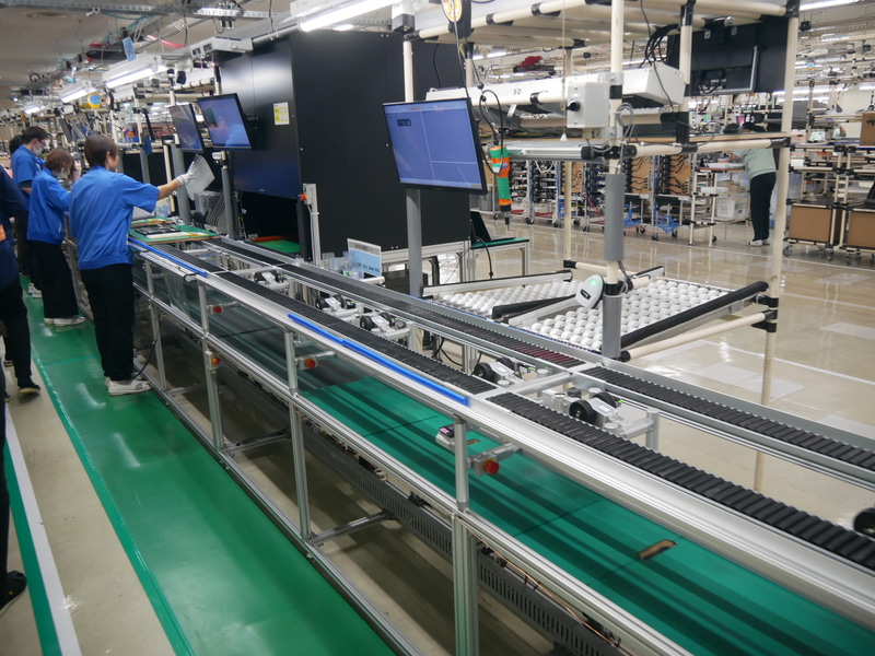 機種によって作業内容が異なるため、空いた部分を使って作業を追加できる