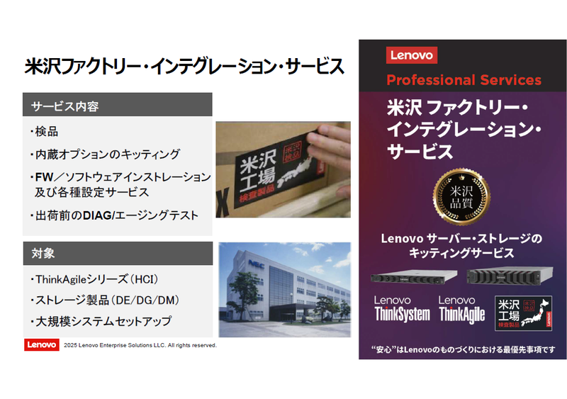 米沢ファクトリー・インテグレーション・サービスの概要