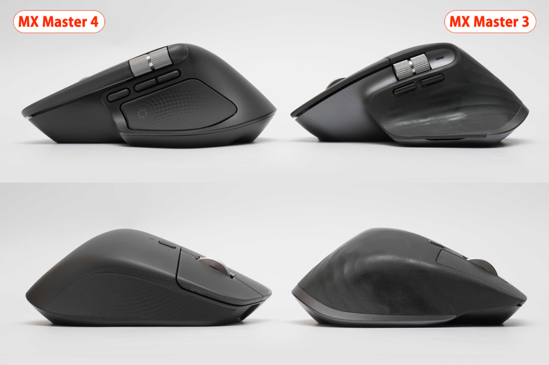 左側面と右側面。サムホイールやサムボタンの位置が変わっている