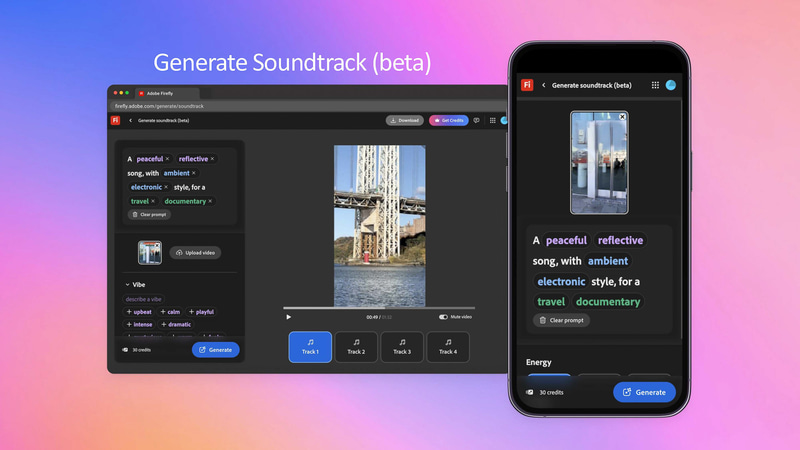 Generate Soundtrack(サウンドトラックを生成)