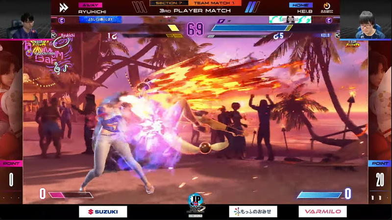 大将戦はKEI.Bの舞とりゅうきちの舞による舞のミラーマッチとなったが、ここでも今期絶好調のKEI.Bが3-0勝利で連勝記録をさらに伸ばした