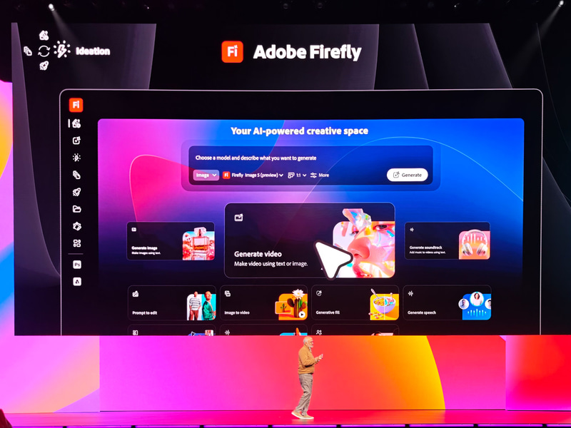 今回はFireflyが非常に取り上げられた基調講演になった