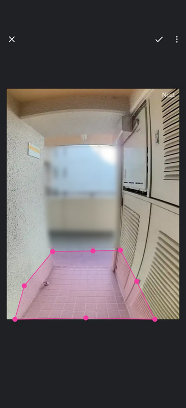 検知を行なうエリアの指定も可能