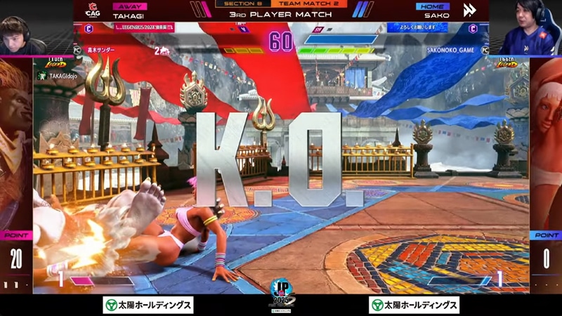 大将戦は高木のブランカとsakoのエレナによる1戦。1セット目は高木のブランカが勝利するも、リーチの長さやブランカの動きに冷静に対処したsakoのエレナが3-1で見事に勝利！チームの勝敗は延長戦に委ねられることとなった