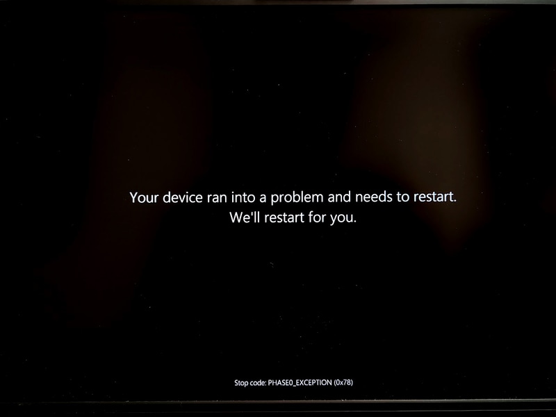 Windows 11 on Armのインストーラは一瞬起動するがすぐにエラーメッセージに