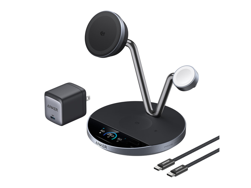 Anker Prime Wireless Charging Station(3-in-1, MagGo, AirCool, Dock Stand)