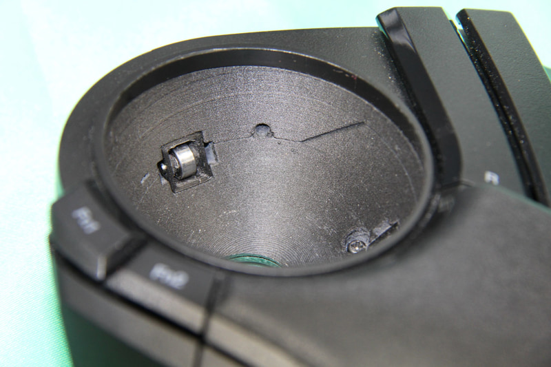 新たに搭載されたベアリング支持ユニット