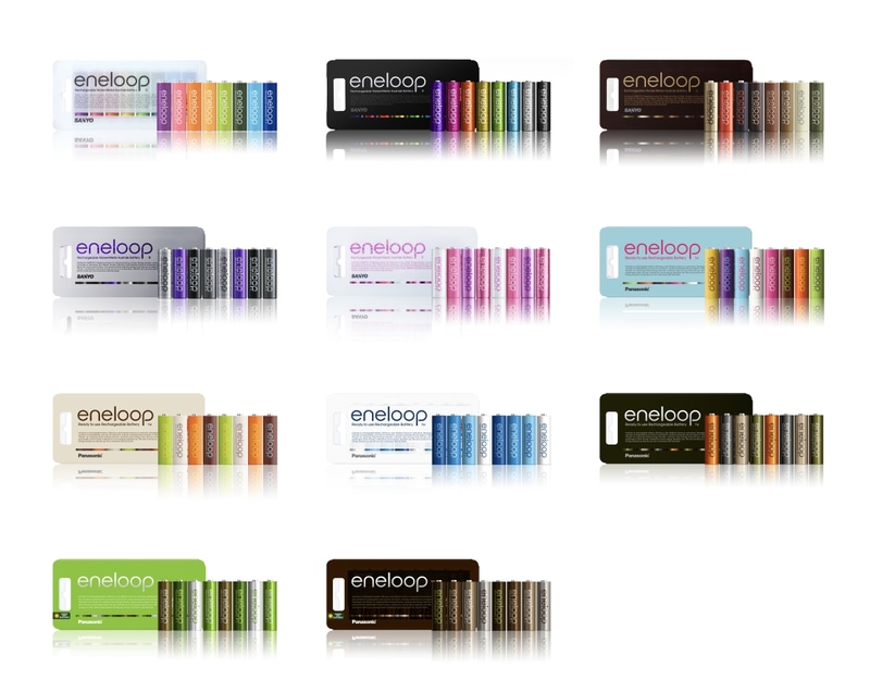エネループトーンズはさまざまな製品が用意された