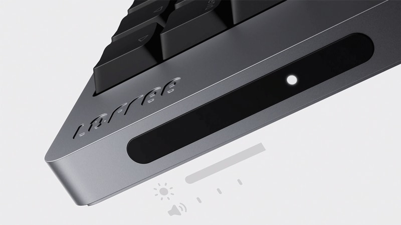 側面タッチバー