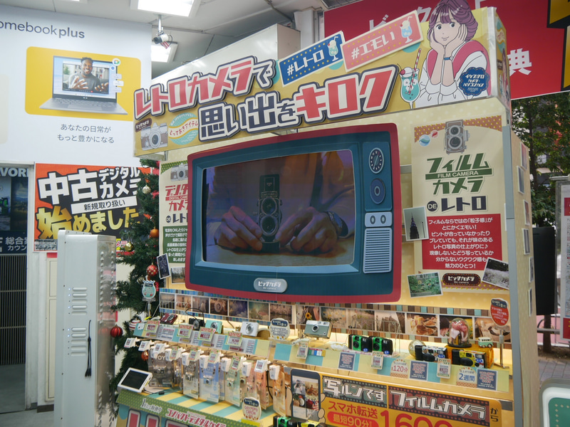 若年層を意識したレトロカメラの提案も