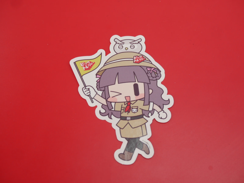 3,000円以上購入するとビッカメ娘のオリジナルステッカーがもらえる