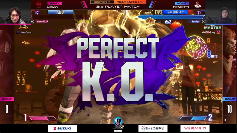 中堅戦、フェンりっちのブランカとネモのベガの1戦はフェンりっちのブランカが2-1で勝利