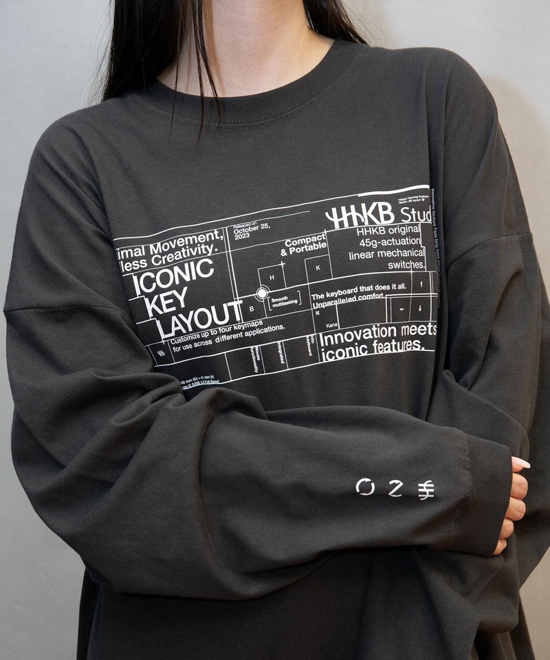 HHKB Studio GRID LONG SLEEVE TEE