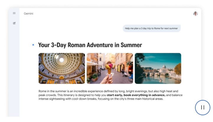AIモードユーザーインターフェイスの改善