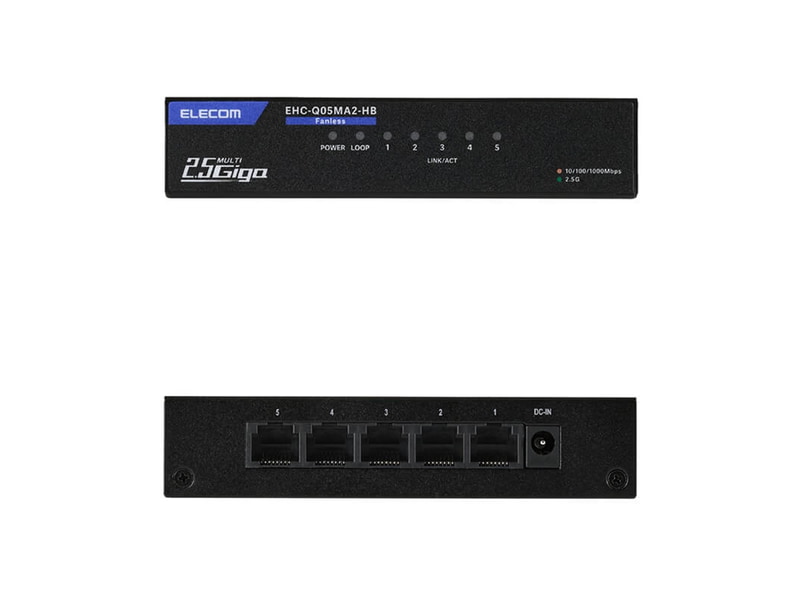 EHC-Q05MA2-HBの正面/背面