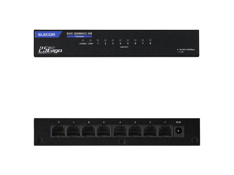 EHC-Q08MA2-HBの正面/背面