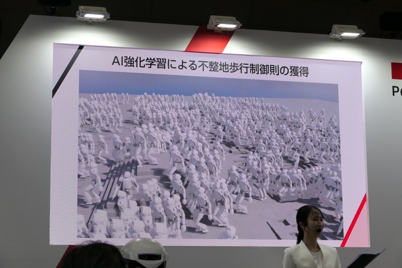 歩行に関してはNVIDIAのIsaac SIMを活用して強化学習を行なった