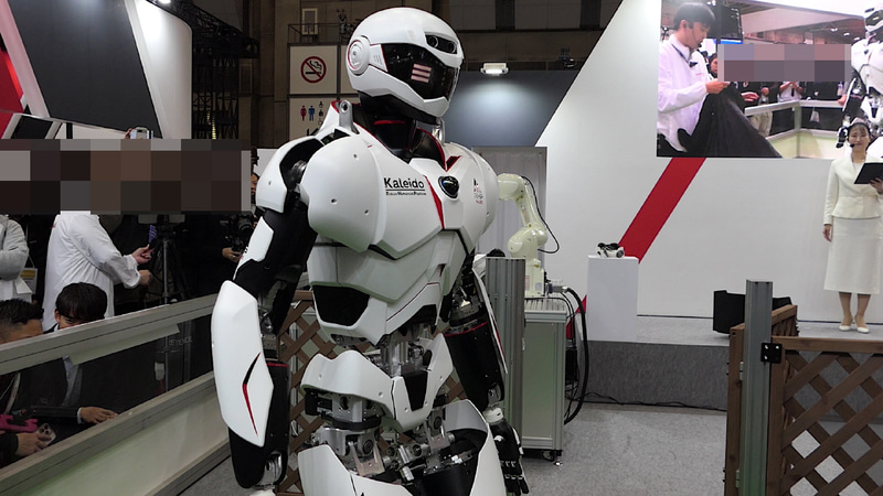 川崎重工業が開発中のヒューマノイドロボットKaleido