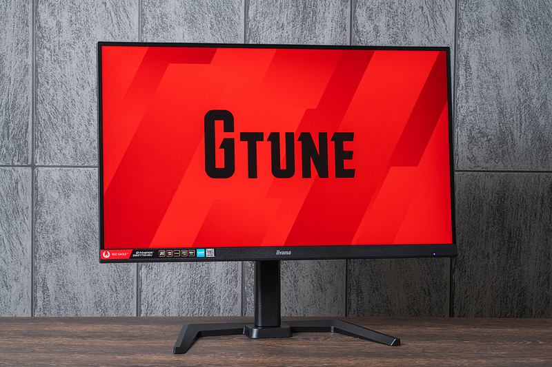 ゲーミングモニターも豊富に用意されている。写真は27型/フルHD/180Hzのスペックを持つ「<a href="https://www.mouse-jp.co.jp/store/g/giiyama-gb2770hsu-b6/?utm_source=pcwatch&utm_medium=content-text&utm_campaign=2512_pcwt_gtune_ai&utm_content=pr" class="n" target="_blank">G-MASTER GB2770HSU-B6</a>」