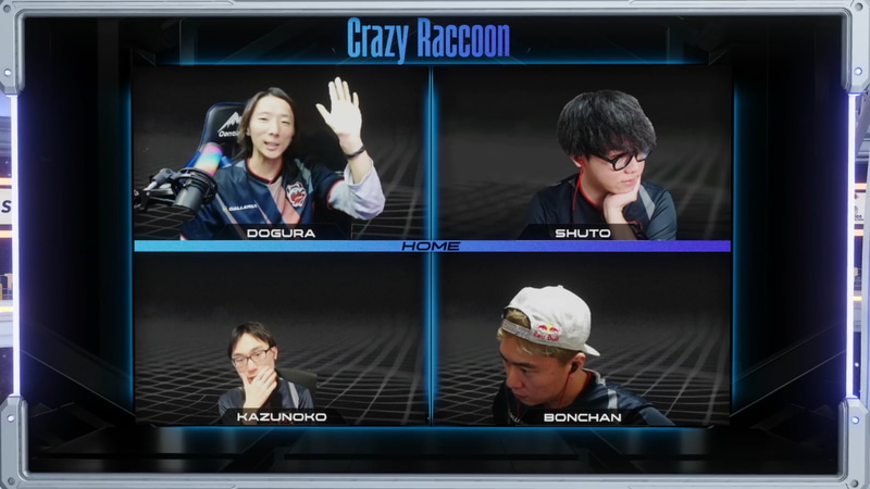 2巡目のオーダーを見たCrazy Raccoonのメンバーは、予想外のぷげらエドの出現とオーダーに対して、思わず「すいません、ちょっとだけ悩んでいいですか？」という素直な申告が飛び出した