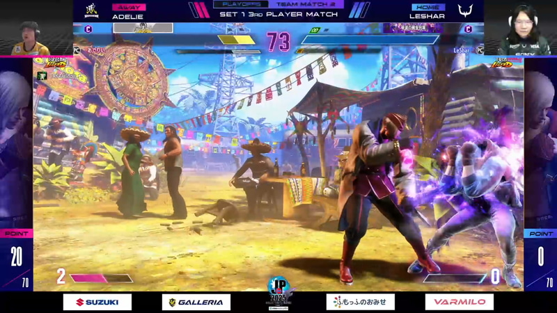 1巡目の大将戦は、LeSharのエドとあでりいのエドによるミラーマッチだが、接戦をLeSharのエドが制して勝利となった