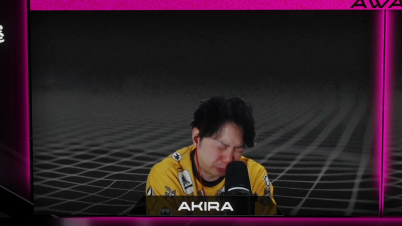 SFL2025も全力で戦った結果、負けてしまい号泣するあきら