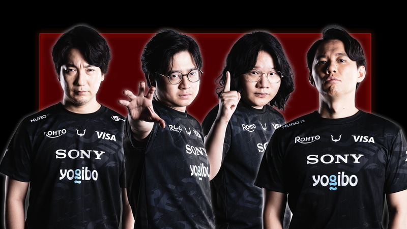 Division Fからグランドファイナル進出を決めたREJECTのメンバーたち