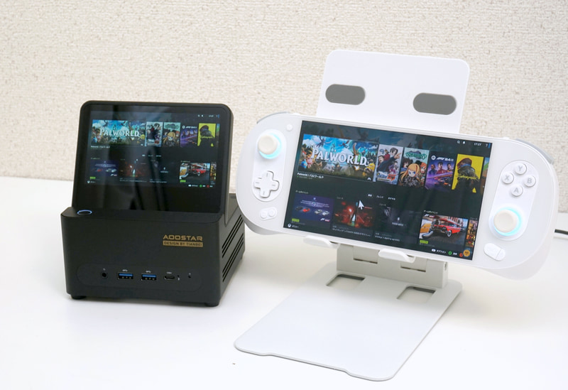 Steam Linkを使えば、対応する機器に本体のゲーム画面をミラーリングしてリモートプレイが可能