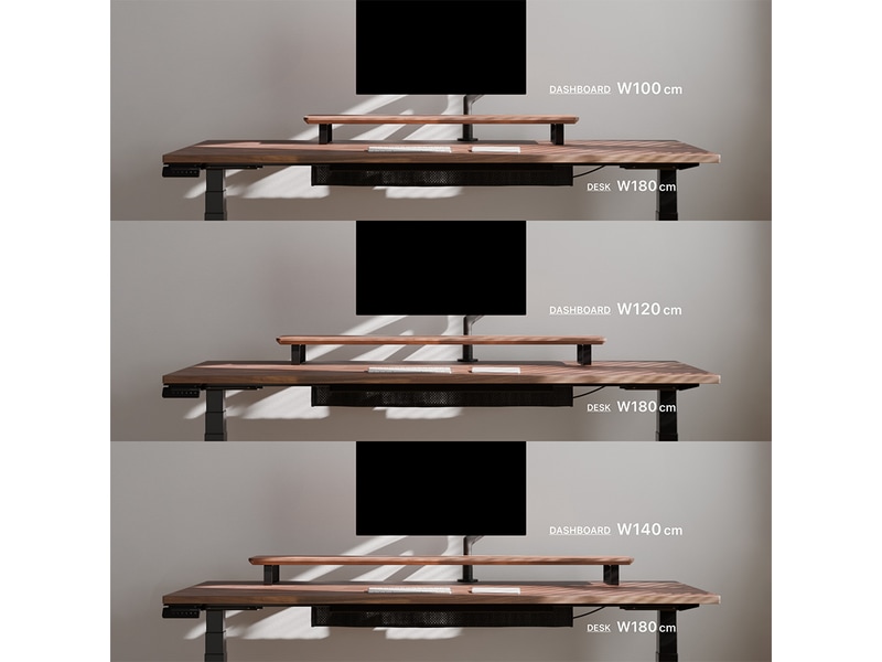 追加された140cmとほかのサイズの比較