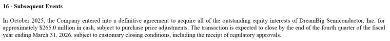 【図1】11月6日付けのForm 6-KのP34より。Armは本社がイギリスに置かれているので、重要事項の米国市場への開示であるForm 6-Kが使われたが、さすがにここまで筆者もチェックしていなかった