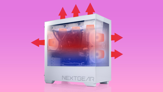 クリアケースのエアフロー