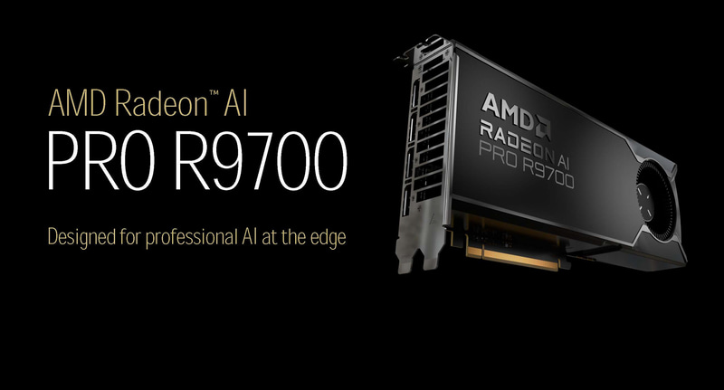 試用機はAMD Ryzen 9 9950X3D、AMD Radeon AI PRO R9700を採用