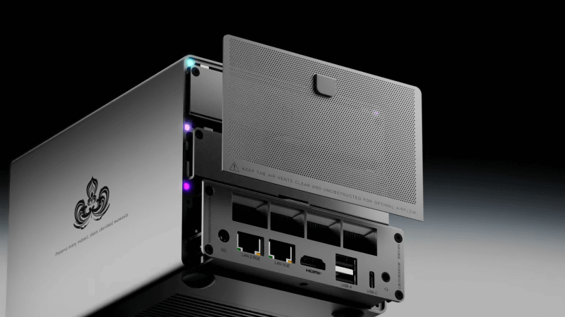 背面からドライブベイを着脱する機構は珍しい