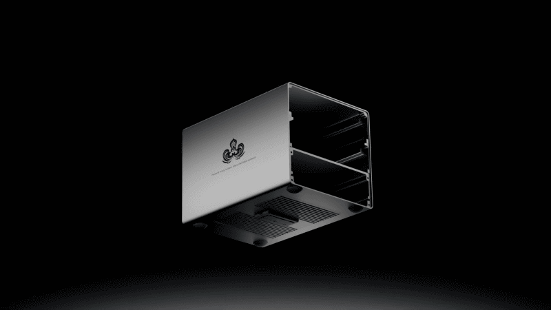 マザーボード部とHDD部はチャンバーが分離されているようだ