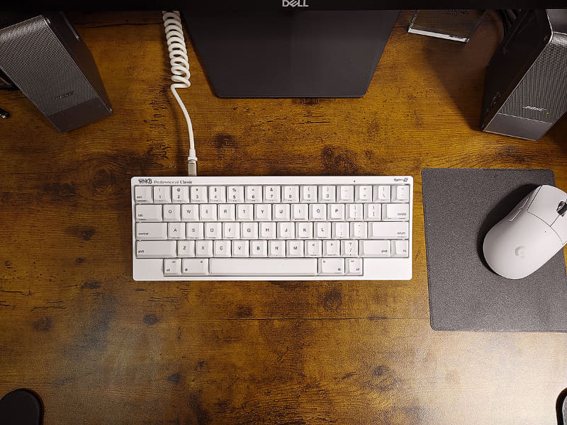 卓上を広く使えるHHKB Professional Classic Type-S