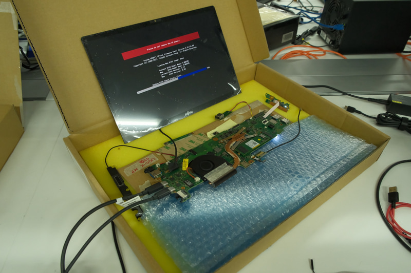 デバッグの様子