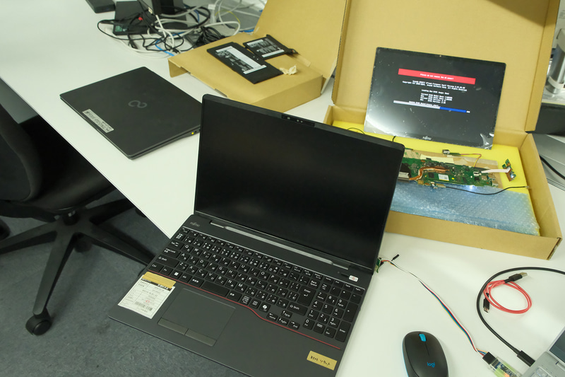 デバッグの様子