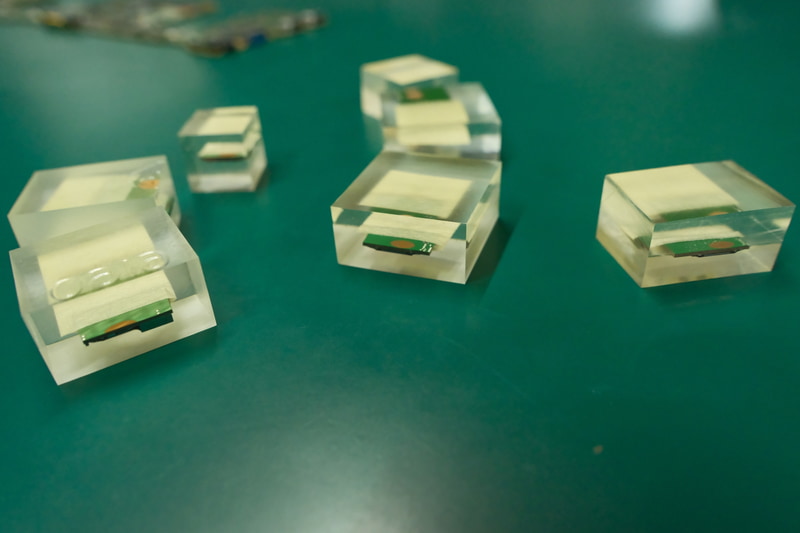 実際に切った基板