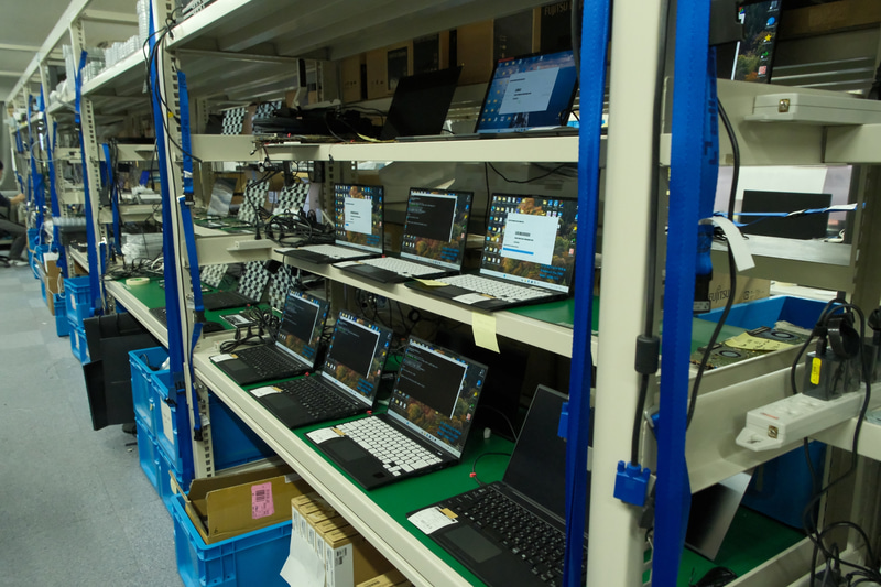 ランニング試験の様子。ここはPCの外装に収まった状態だ