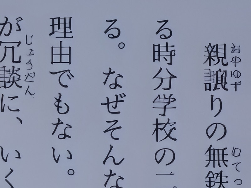 Pixel(100倍)で撮影。ディティールはデジタルズームと思えないほどくっきりしているが、存在しない漢字が生成されてしまっている